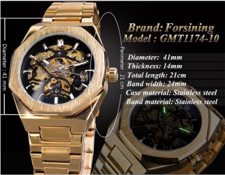 Modern Mechanical Automatic Watches For Men - Image 6