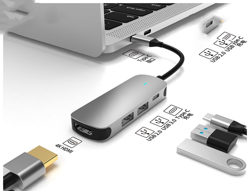 Multi-Port USB C Hub HDMI Docking Station - Image 2