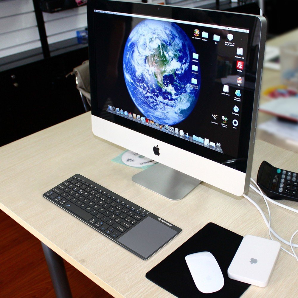 Mini Wireless Keyboard with Touchpad Mouse - Image 2