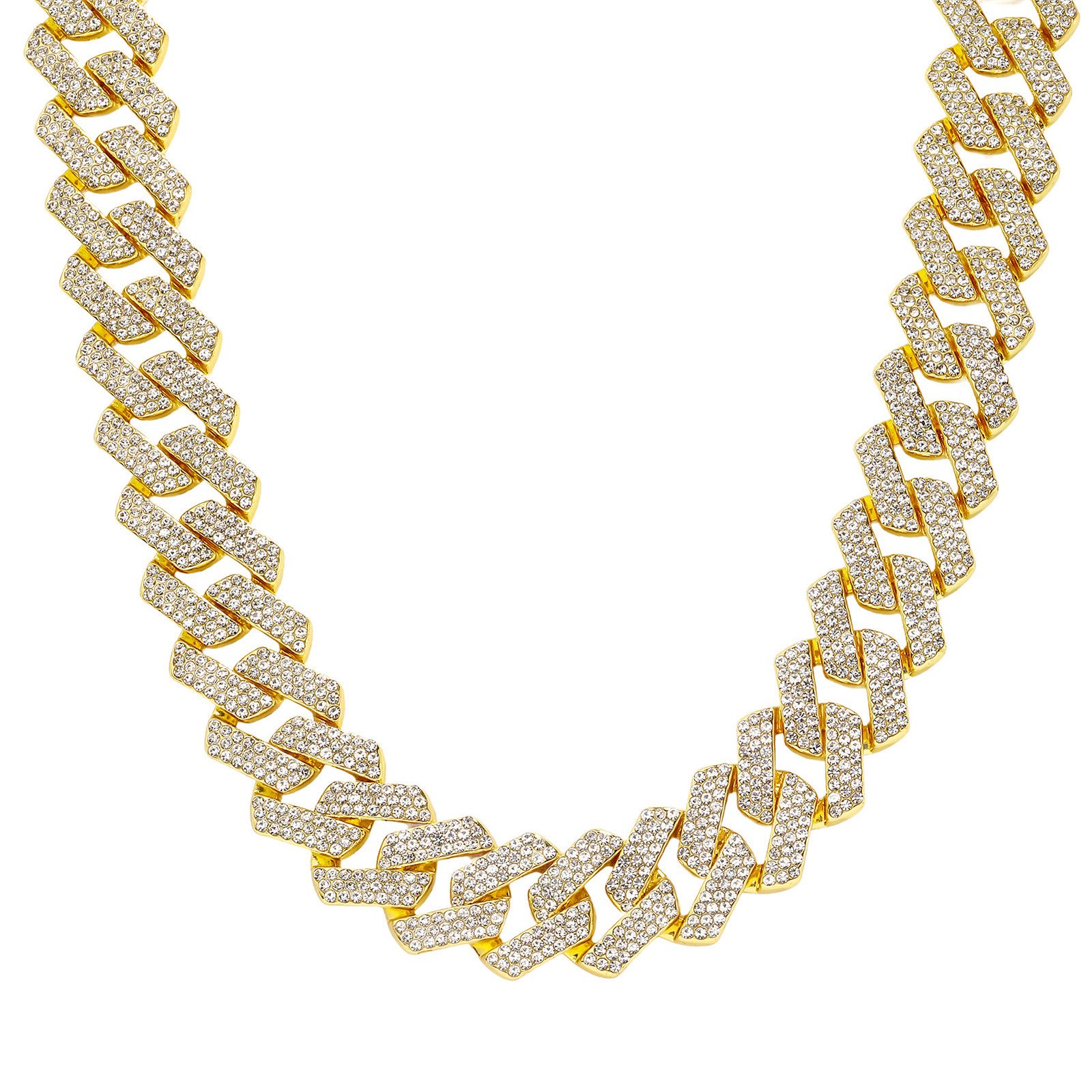 20mm Diamond Cuban-Link Hip-Hop Necklace - Image 6