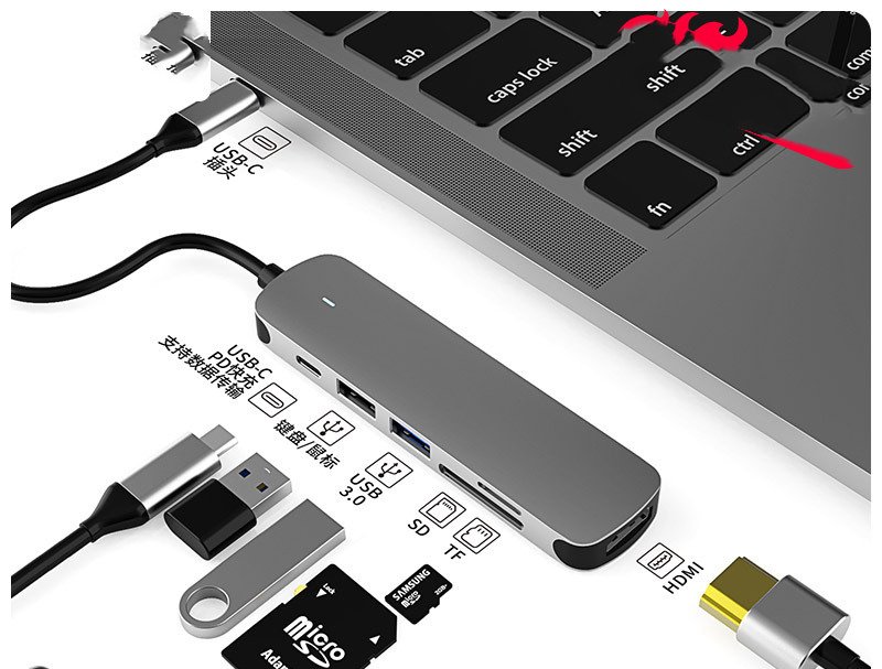 Multi-Port USB C Hub HDMI Docking Station - Image 4