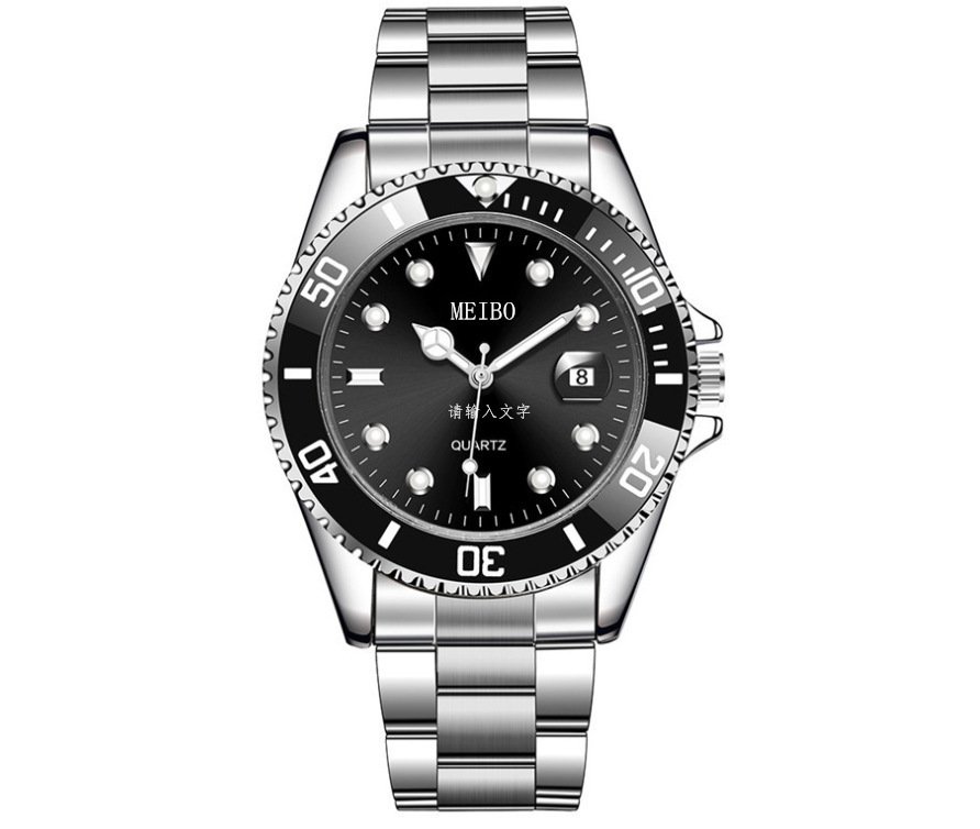 Men’s Calendar Watch w/ Steel Strap Design - Image 6