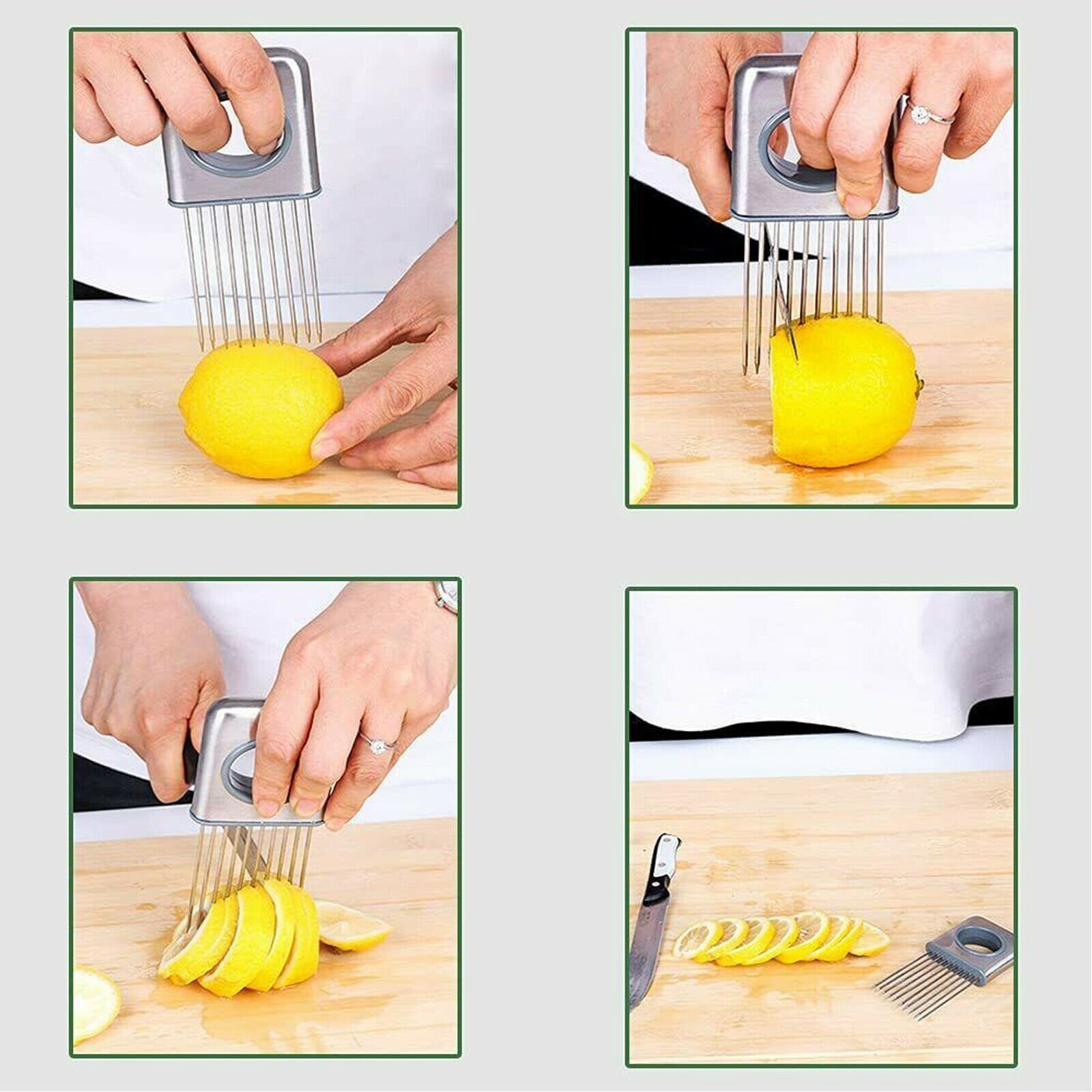 Steel Onion Holder Slicer Tool - Tenderizer - Image 6