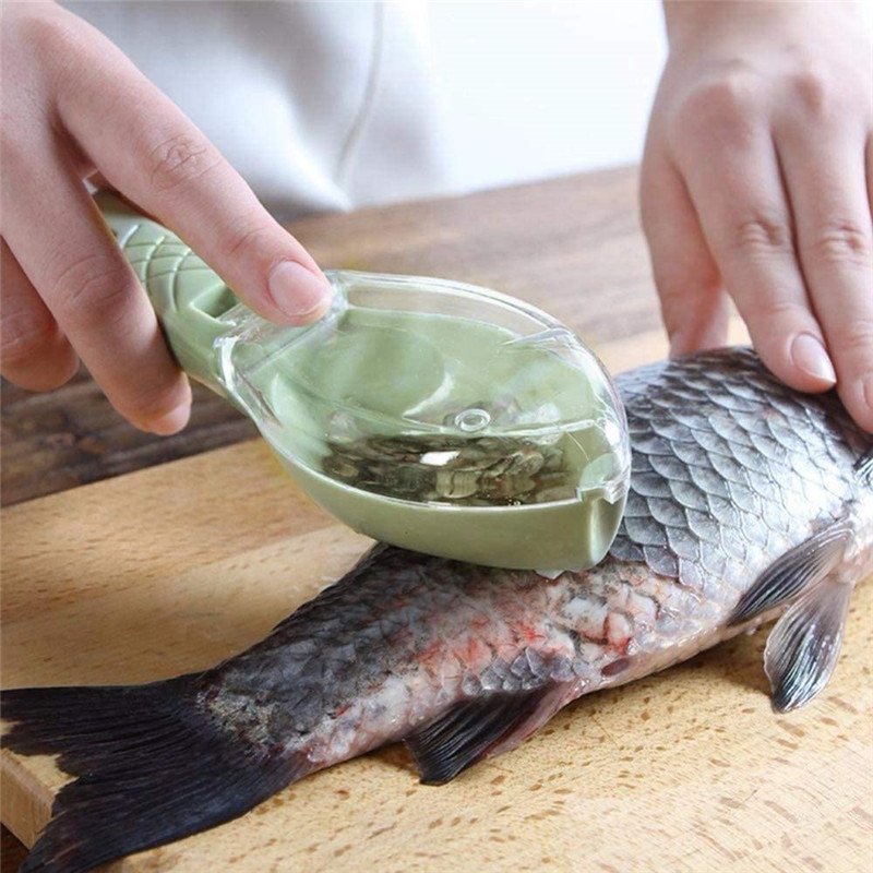 Fish Scale Remover w/ Cover Clean Scraping - Image 3