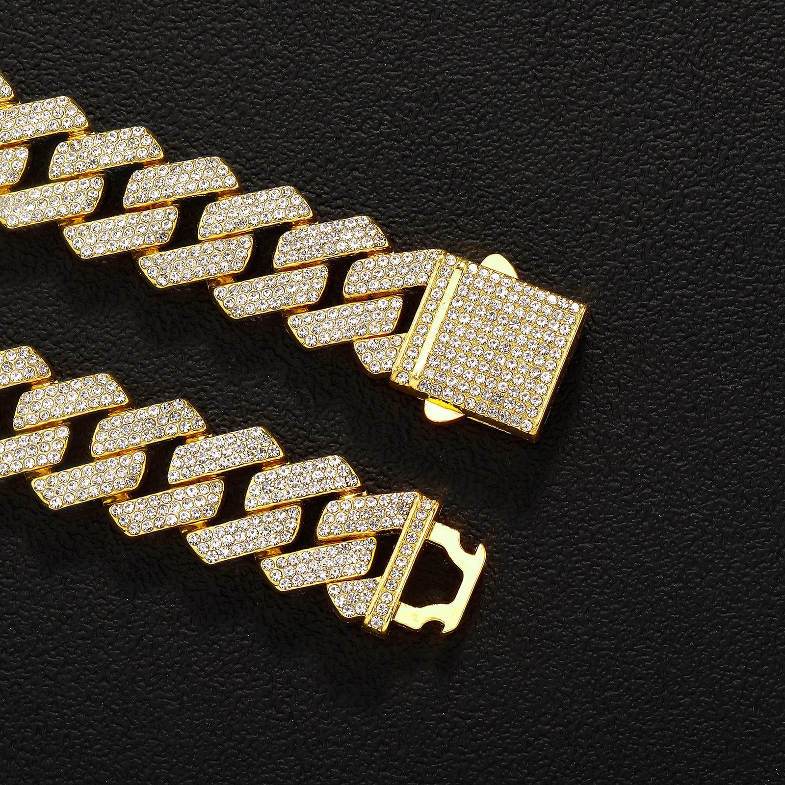 20mm Diamond Cuban-Link Hip-Hop Necklace - Image 4