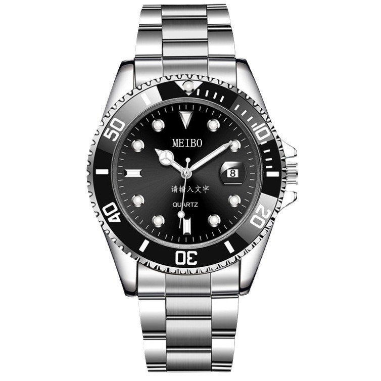 Men’s Calendar Watch w/ Steel Strap Design - Image 3