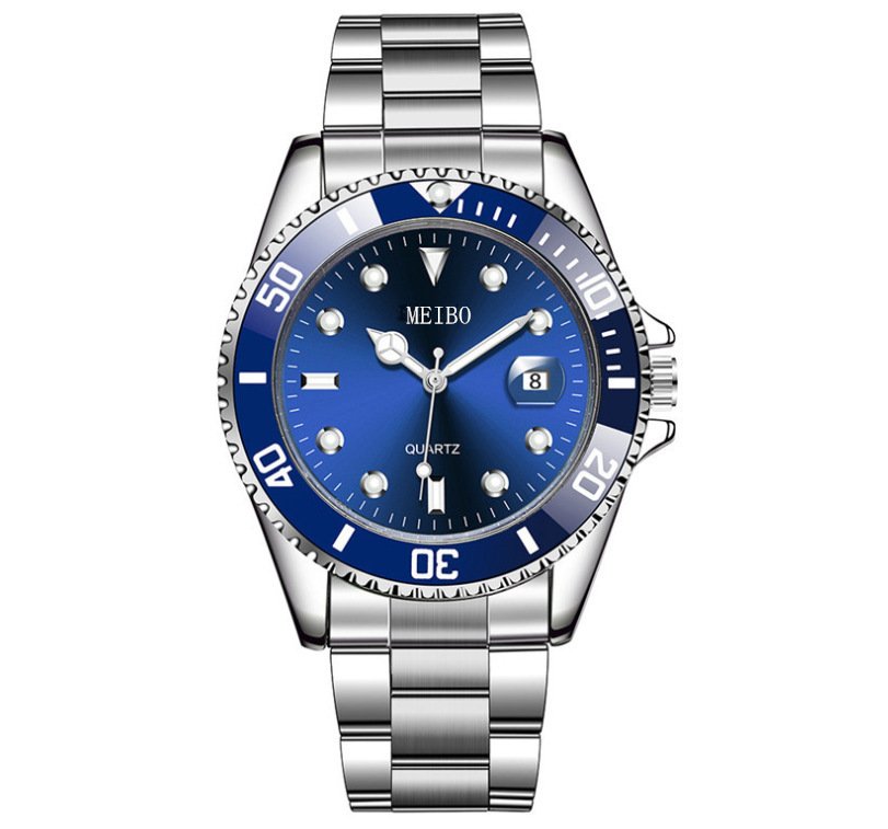 Men’s Calendar Watch w/ Steel Strap Design - Image 4